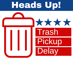 Trash and Recycling Collection Postponed for Friday, January 19th