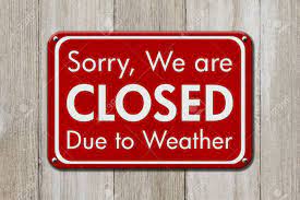 Due to weather, lake park is closed and there is no swimming for Friday, June 23rd.