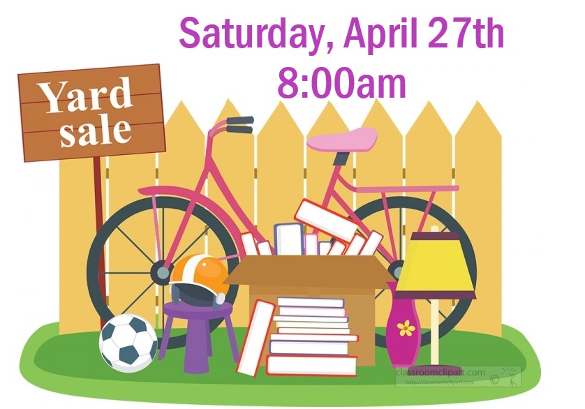 Borough Annual Yard Sale Saturday April 27th